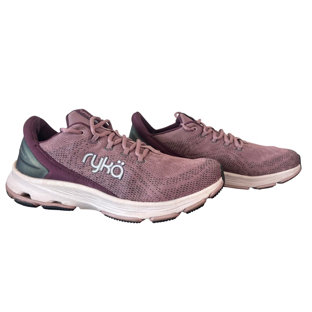 Ryka Devotion X Womens 9.5W Walking Shoes Purple Mesh RE-ZORB No Insoles